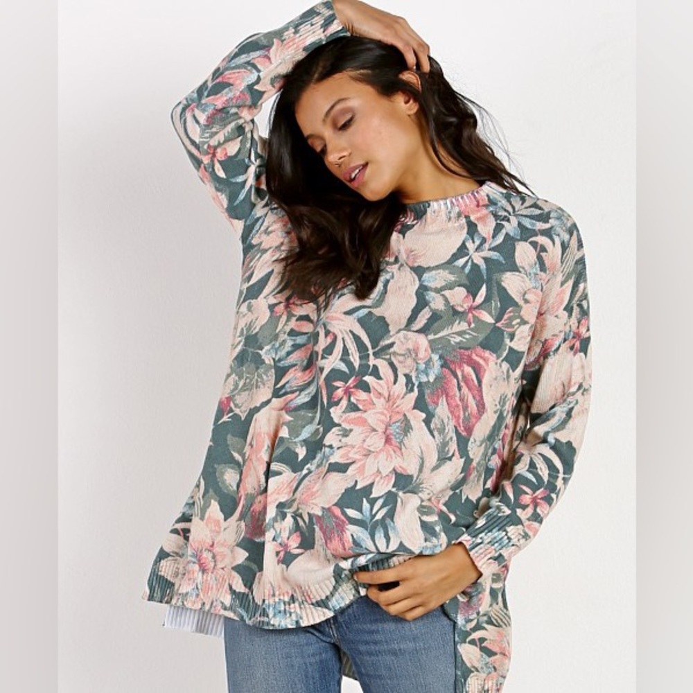Show Me Your Mumu Fireside Sweater Petal Pines Knit